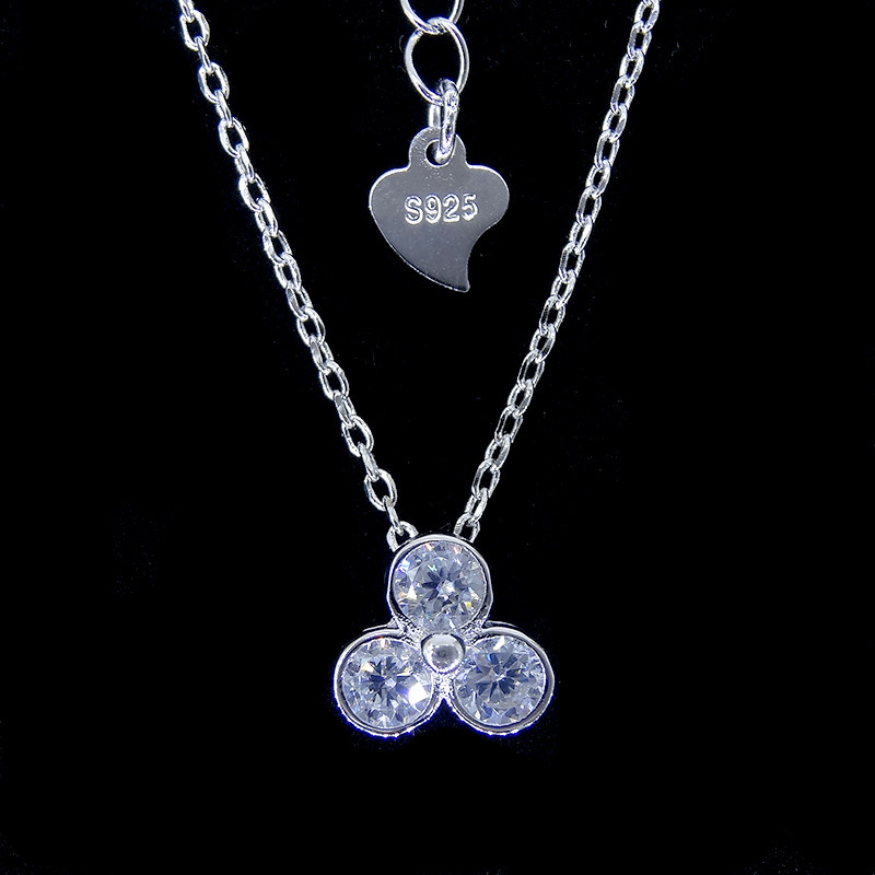 925銀製のネックレスの新しい宝石類の設計かわいく青いイルカの形の宝石類